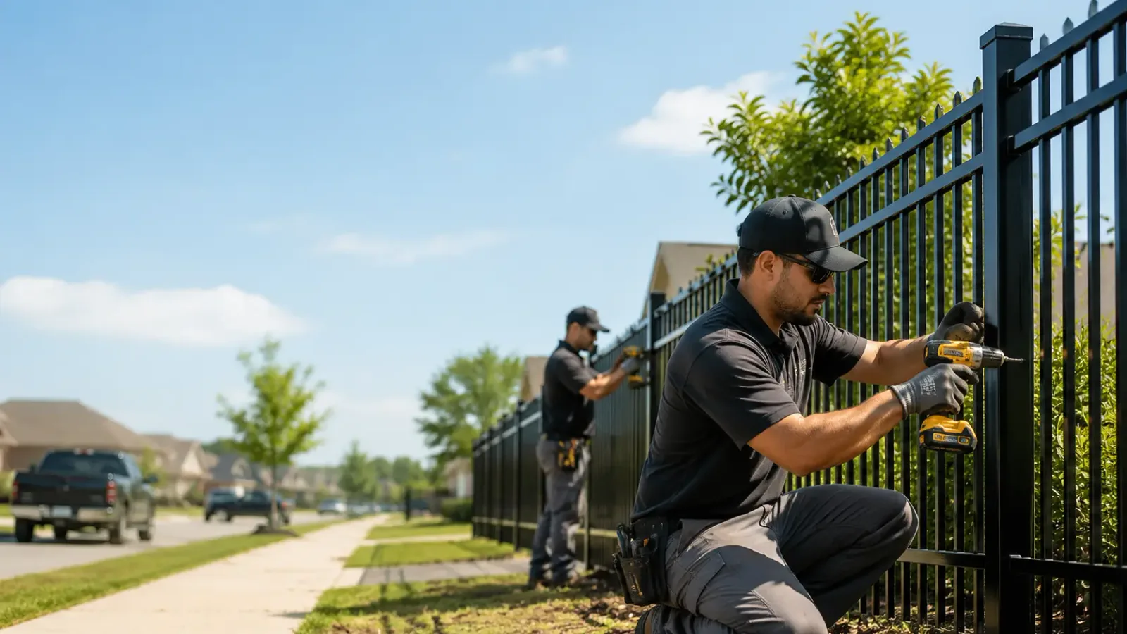 Metal Fence Installation in Doylestown, WI